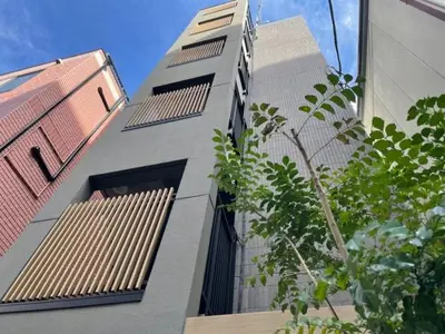 a tall building with two windows at THE BONDS HOTEL TOKYO - Vacation STAY 48446v in Tokyo