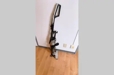 a bike rack in the corner of a room at Esperanza 303\u53f7\u5ba4 in Tokyo