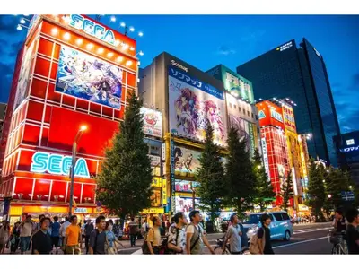 a group of people crossing a street in a city at Tora Hotel Taito - Vacation STAY 53048v in Tokyo