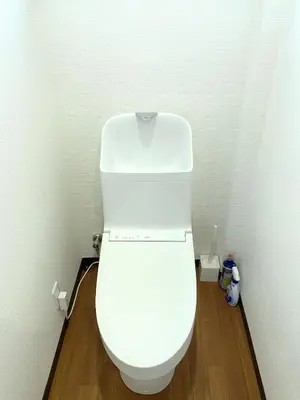 a bathroom with a white toilet in a room at SKYE HOME MINPAKU - Vacation STAY 11856 in Tokyo