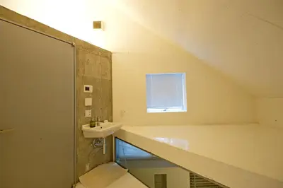 a bathroom with a sink and a toilet and a window at MONO - Vacation STAY 54271v in Tokyo