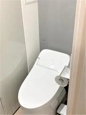 a bathroom with a white toilet in a stall at Marvelous Ryogoku - Vacation STAY 74210v in Tokyo