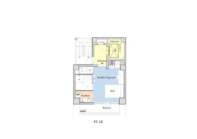 a floor plan of a house at Asakusa New City Hotel in Tokyo