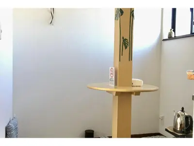 a stand with a cup on it in a room at NYOZE House - Vacation STAY 84305v in Tokyo