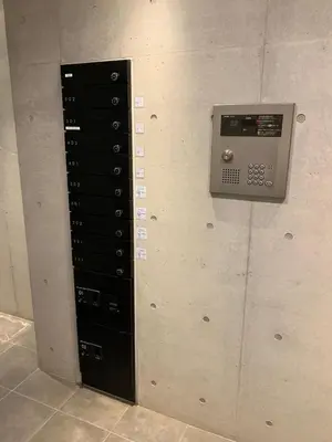 a wall with a control box on a wall at SALON\u6e0b\u8c374A in Tokyo