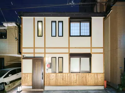 a house with a door in front of it at YADOYA Ryusenjicho in Tokyo
