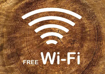 a tree stump with a wifi symbol on it at HOTEL VARKIN Ikebukuro Nishiguchi in Tokyo