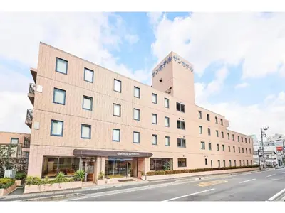 a rendering of the front of the building at Urayasu Sun Hotel - Vacation STAY 32992v in Urayasu