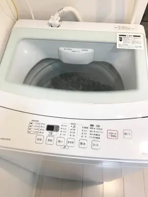 a washing machine with its door open in a bathroom at KIKO HOUSE - Vacation STAY 42470v in Tokyo