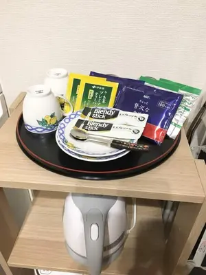 a table with a mouse and a plate of food at My Home in Tokyo - Vacation STAY 73238v in Tokyo
