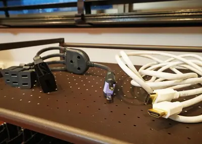 a couple of cables sitting on top of a table at Ryoma THE TOWER - Vacation STAY 12892 in Tokyo