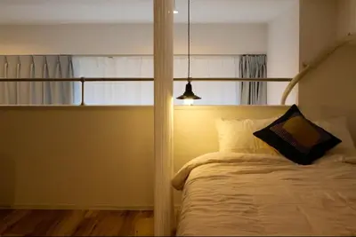 a bedroom with a bed and a window at HOTEL ESTASIA Ryogoku - Vacation STAY 53008v in Tokyo