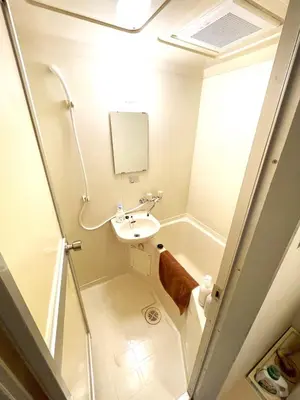 a bathroom with a sink and a toilet at Green House Nakano Fujimicho - Vacation STAY 65983v in Tokyo