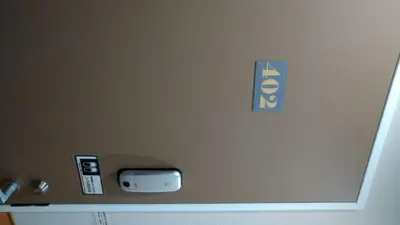 a sign on the wall of a hotel room at Hitoyado Ryokan Higashiueno - Vacation STAY 72552v in Tokyo
