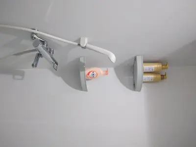 a pair of glasses hanging from a wall at Hitoyado Ryokan Higashiueno - Vacation STAY 72558v in Tokyo