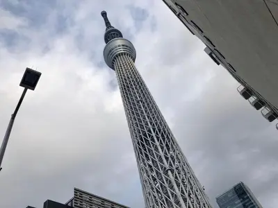 a view of the shanghai tower from the street at Asakusa SAKURA-RYOKAN - Vacation STAY 88198v in Tokyo