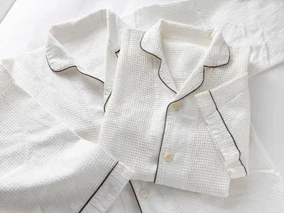 a close up of a white shirt and tie at Tokyu Stay Shimbashi - Ginza area in Tokyo