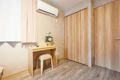 a small room with a desk and a chair at Designed apart ment Yamanote Line Shin-Okubo Sta 3 min walk in Tokyo