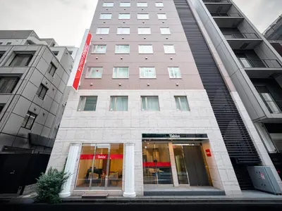 a rendering of the front of a building at Tabist Ginza in Tokyo