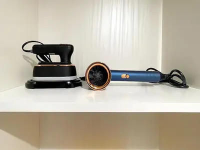 a flashlight sitting on top of a shelf at tani house in Tokyo