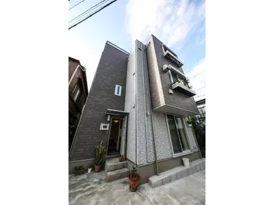 a rendering of a house with a gray roof at North Cottage - Vacation STAY 09209v in Tokyo