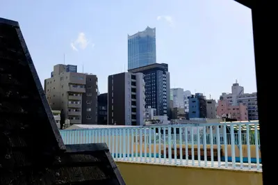 a view of a city skyline with tall buildings at Shinjuku/Kabukichō｜Super Busy Area｜Cozy House｜85㎡ in Tokyo