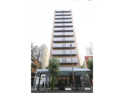 a tall building with a tree in front of it at R & B Hotel Kamata Higashiguchi - Vacation STAY 38816v in Tokyo