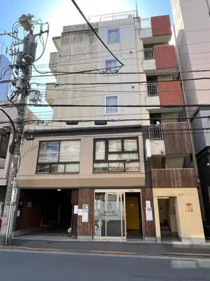 a building on the side of a street at Rhodes Kagurazaka in Tokyo