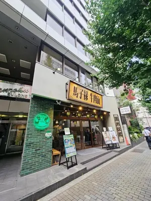 a building with a sign on the side of a street at \u6b4c\u821e\u4f0e\u753a704 in Tokyo