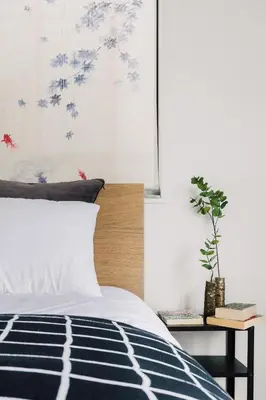 a bedroom with a bed and a painting on the wall at self-check in-House,Ueno sky tree area, free wifi 3LDK in Tokyo